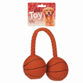 thumbnail image 1 of Boss Pet Products Pelotas de baloncesto gemelas de látex, 1 of 1