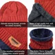 thumbnail image 4 of Gorros Bufanda Guantes Conjunto Frio Invierno Unisex De Lana, 4 of 8