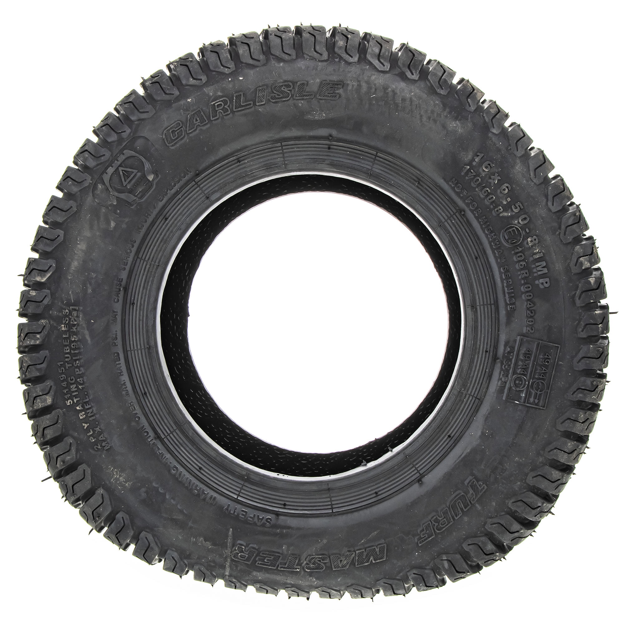 John Deere M149261 16x6.5-8 Tire GT235 GT245 GX255 GX355 LX280 X500 X520 X540