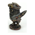 thumbnail image 2 of Veronese Design 4 3/8" Steampunk Dixie Cup Submariner Owl Cold Cast Bronzed Resin Sculpture Animal Figurine, 2 of 3