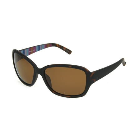 Panama Jack Women's Tort Rectangle Sunglasses W05