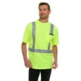 thumbnail image 4 of Canada Weather Gear Men’s High Visibility Safety Tee – Reflective Short Sleeve Work Shirt – Lightweight  Breathable, 4 of 11