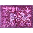 thumbnail image 1 of Ahgly Company Indoor Rectangle Animal Purple Traditional Area Rugs, 5' x 7', 1 of 4