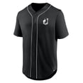 thumbnail image 2 of Men's Fanatics Black Minnesota United FC Third Period Fashion Baseball Button-Up Jersey, 2 of 3