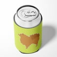 thumbnail image 4 of Carolines Treasures BB3842CC Pomeranian Checkerboard Green Can or Bottle Hugger, 4 of 5