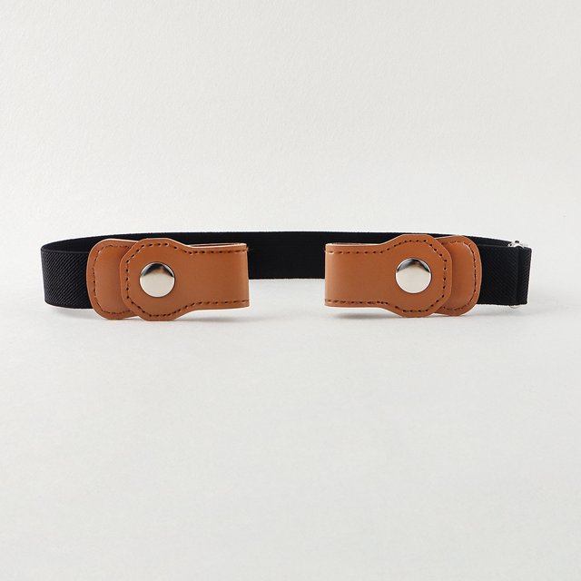 Cinturón de pantalón para niños y niñas, sin costuras, para estudiantes, con cintura elástica invisible modificada con artefactos pequeños
