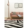 thumbnail image 3 of Furnish My Place indoor Area Rug for kids - 3 ft. 3 in. x 5 ft., Multicolor, Zebra Pink Rug with Jute Backing, 3 of 8