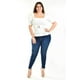 thumbnail image 1 of Blusa escote cuadrado Roman Fashion Talla Extra 1823 Blanco 38, 1 of 6