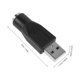 thumbnail image 2 of unbranded 10Ud Adaptador USB Para Escritorio Con Conexión Sin Controladores Y Mouse Negro, 2 of 6