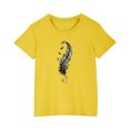 thumbnail image 1 of RXIRUCGD 2025 Vêtements d'Été pour Enfants T-shirt Imprimé Mode Mignon Col Rond Manches Courtes, 1 of 5