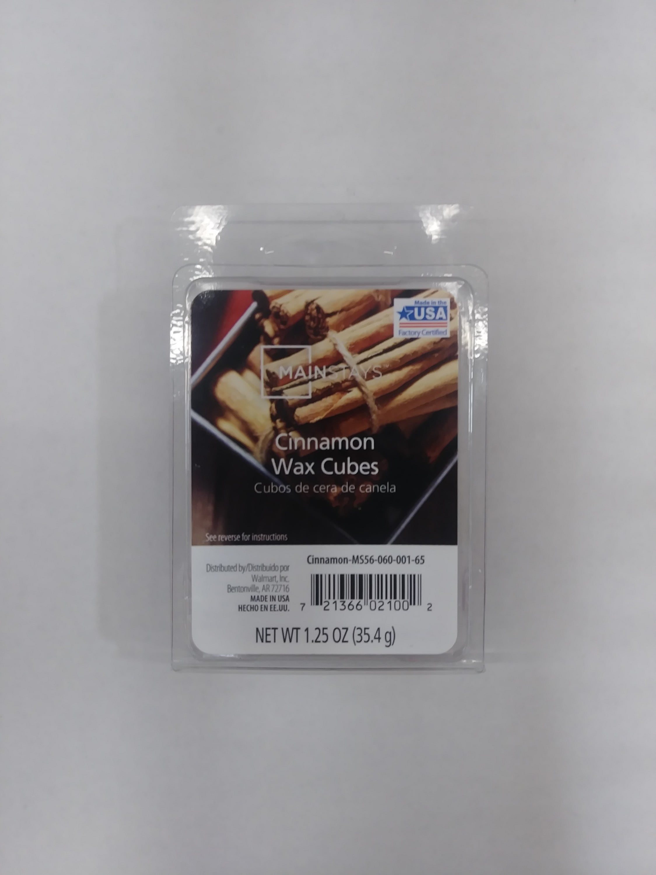Cinnamon Scented Wax Melts, Mainstays, 1.25oz (6-Pack)