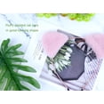 thumbnail image 3 of shiyou-Fluffy Cat Ears Headband Pink, 3 of 4