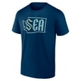 thumbnail image 2 of Men's Deep Sea Blue Seattle Kraken Proclamation T-Shirt, 2 of 3