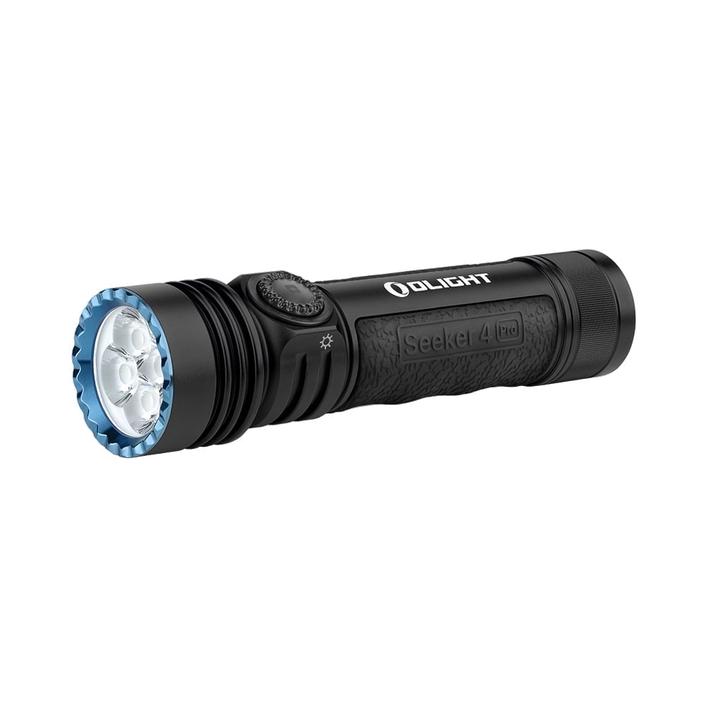 Olight Seeker 4 Pro CW 4600 Lumens LED Rechargeable Flashlight, Black