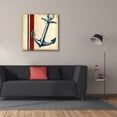 thumbnail image 3 of Epic Graffiti "Americana Captain's Anchor" by Ethan Harper, Canvas Wall Art, 37"x37", 3 of 8