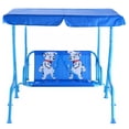 thumbnail image 4 of Columpio Infantil de Acero Azul Costway con Toldo 2 Plazas, 4 of 10
