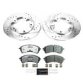 thumbnail image 3 of PowerStop Rear Z36 Truck & Tow Carbon-Fiber Ceramic Brake Pad and Drilled and Slotted Rotor Kit Fits: FORD Select Models K8714-36, 3 of 9