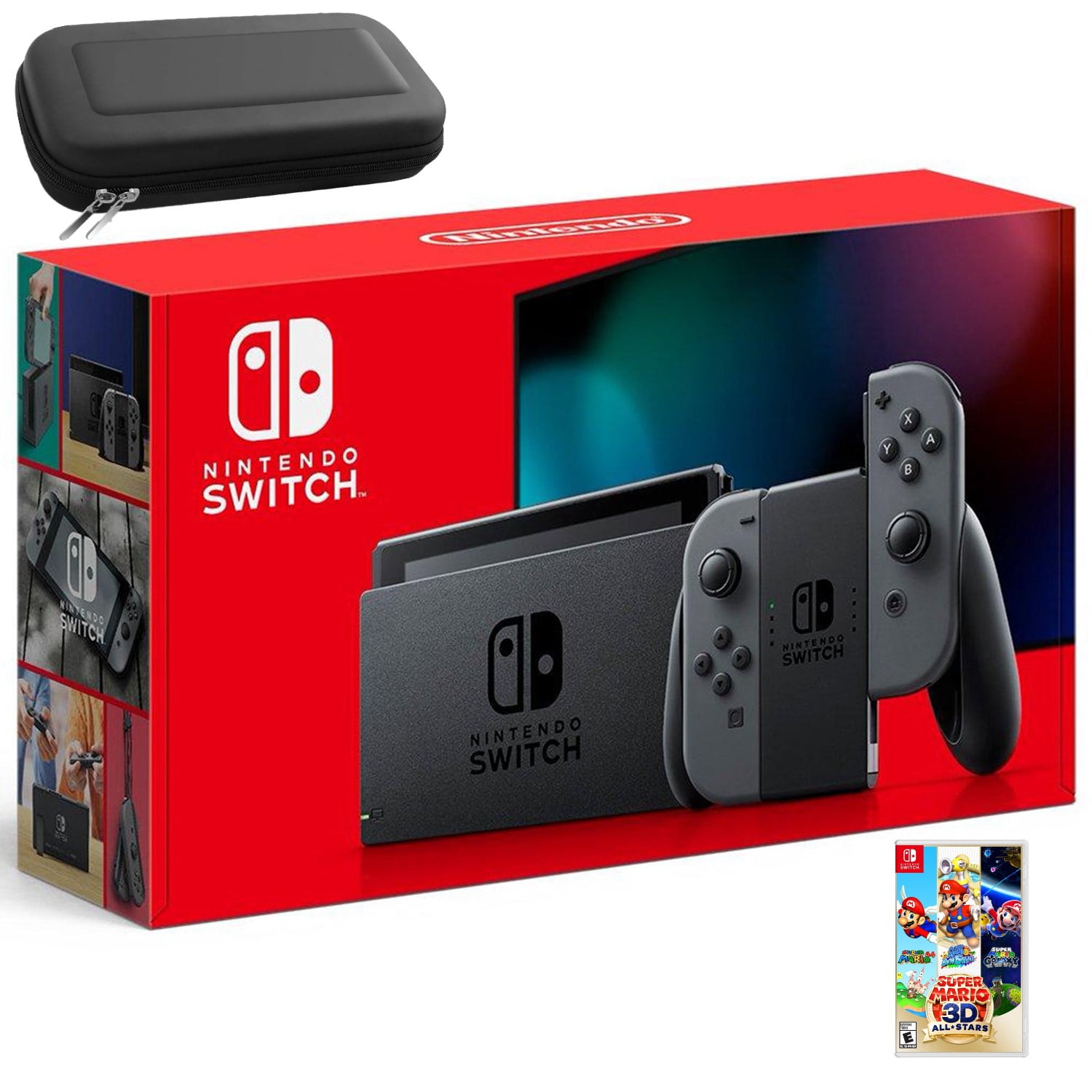 Nintendo Switch with Gray Joy-Con - 6.2 Touchscreen Burundi