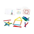 thumbnail image 2 of Juguetes Montessori, palos de madera, rompecabezas, Material manipulativo, regalos de cumpleaños, rompecabezas de palos coloridos para niños en edad Baoblaze Juguetes de rompecabezas, 2 of 8