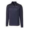 thumbnail image 2 of Men's Cutter & Buck  Navy UTSA Roadrunners  Traverse Stripe Stretch Quarter-Zip Top, 2 of 3