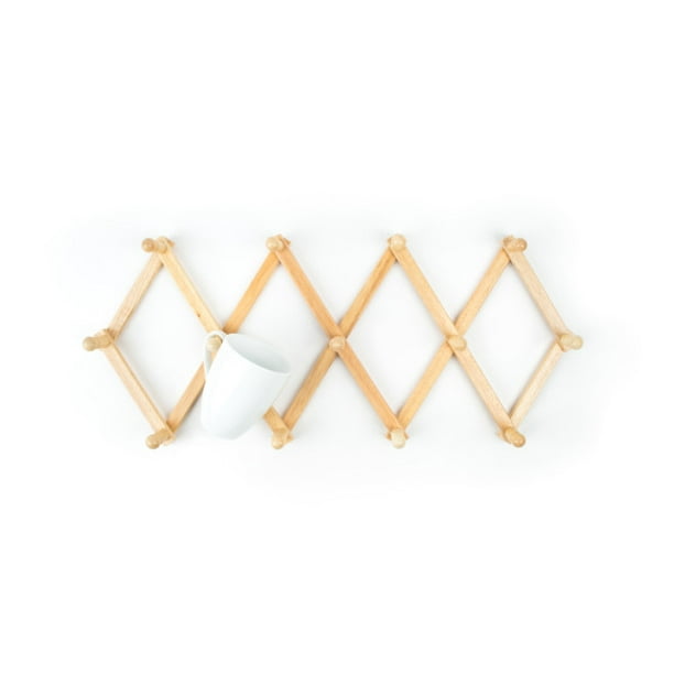 pics Coffee Cup Rack Walmart fox run expanding coffee mug wall rack wood