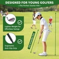 thumbnail image 4 of XDriveMax 6 Pieces Golf Club Set, Junior Complete Set for Ages 8-12 with Stand Bag, Right Handed, 2 Head Covers, Green, 4 of 8