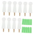 thumbnail image 5 of ULTNICE Coat Hangers White Plastic Wall Hooks 10Pcs 2.75X0.71X0.71in, 5 of 8