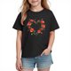 thumbnail image 2 of Blusas y camisas de manga corta con cuello redondo para niños y niñas, camisetas gráficas de manga corta, blusas con estampados bonitos para la temporada escolar., 2 of 9