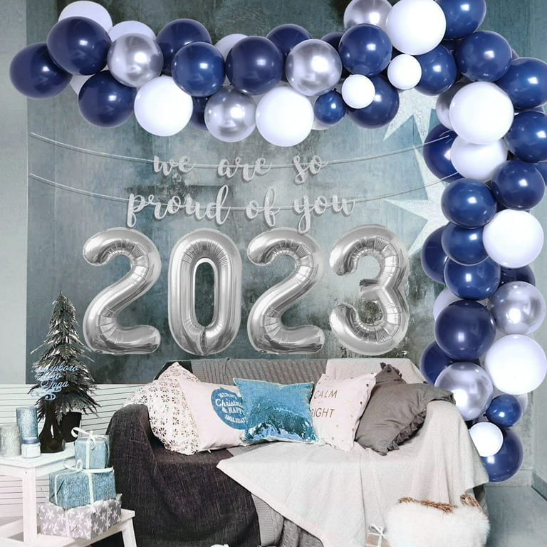 Happy New Years Eve Party Decorations 2023, 122PCS Black and Gold Balloon  Garland Arch Kit New Years Balloon Latex Party Balloons Set for Graduation