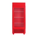 thumbnail image 2 of Dollhouse Vertical Refrigerator, Dollhouse Refrigerator Premium Birch Simulation Stimulate  For Decoration Red, 2 of 8