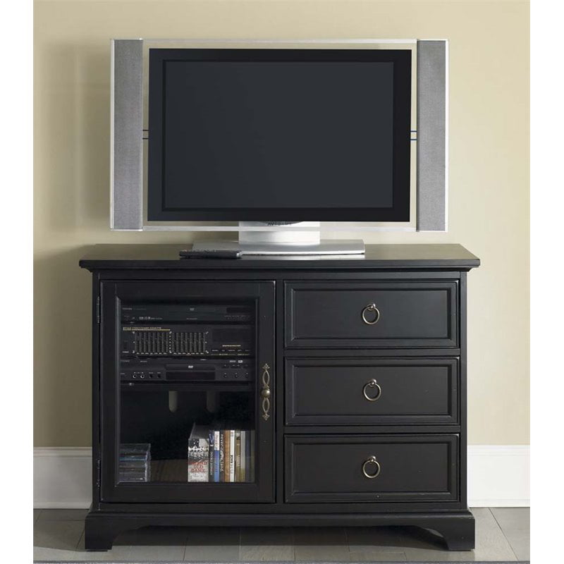 Liberty Furniture Beacon 44" TV Stand in Black - Walmart ...