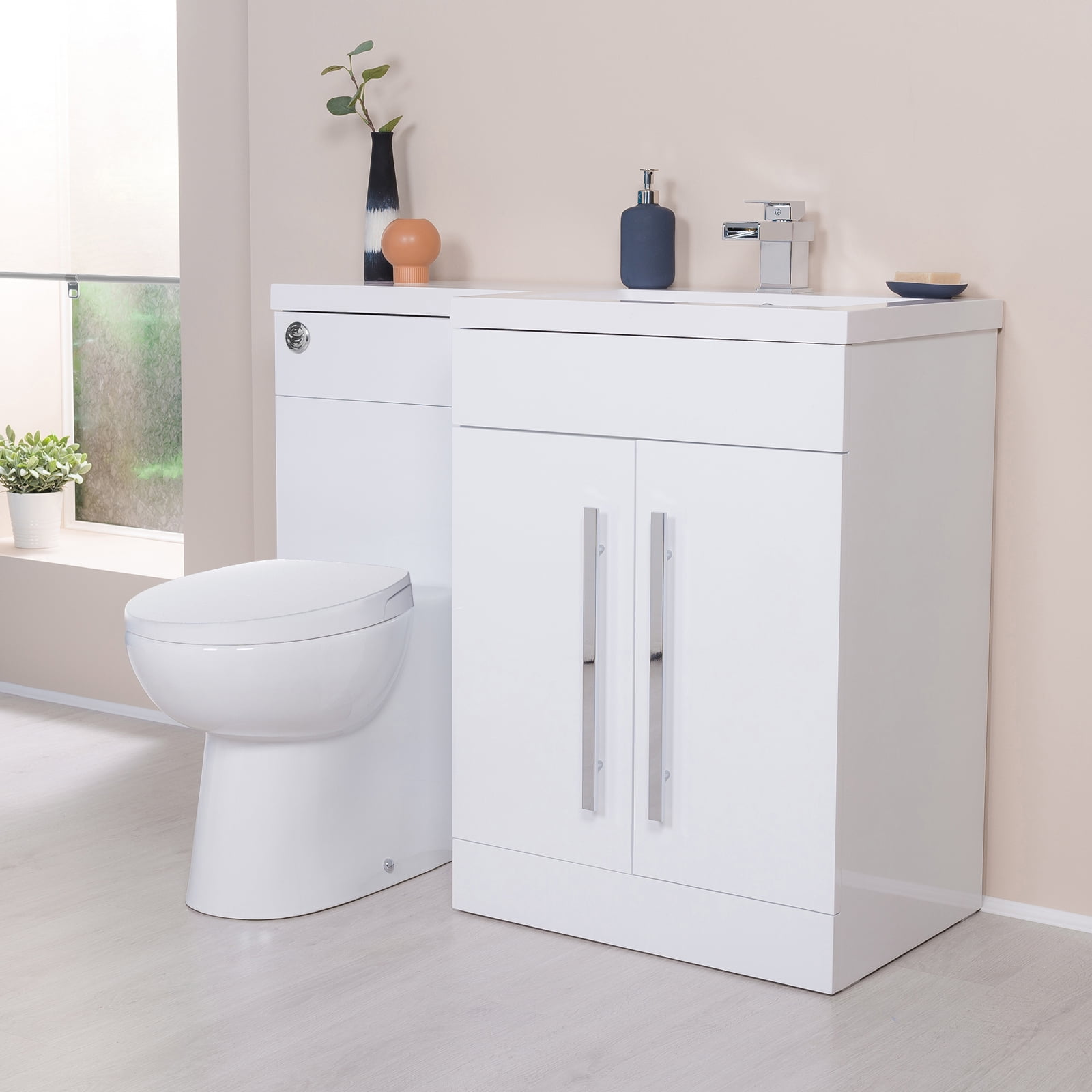 19" Bidet Toilet Seat Elongated, Non-Electric Bidet, Self Cleaning Dual Nozzles, Adjustable Spray Pressure and Position, Non-Electric Bidet Toilet Seat with Quiet-Close, Easy Installation