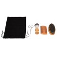 thumbnail image 4 of Juego de cepillos para el cuidado del bigote, cepillo para recortar la barba de 4 piezas, juego de cepillos para la barba, kit de cepillos para el cuidado del bigote, materiales ecológicos, 4 of 8