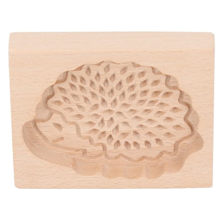 

Lovely Wooden Animal Cookie Mold Hedgehog Shape Biscuit Press with Easy Demoulding Smoothly Cookie Mold for Baking Perfect for Kids and Adults