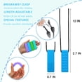 thumbnail image 3 of Collares Masticables Sensoriales Olugu de Silicona para Dentición, Paquete de 7, 3 of 7