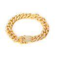 thumbnail image 1 of Collar Hip-Hop Para Hombre Con Incrustaciones De Diamantes Cadena De Oro Grande, 1 of 3