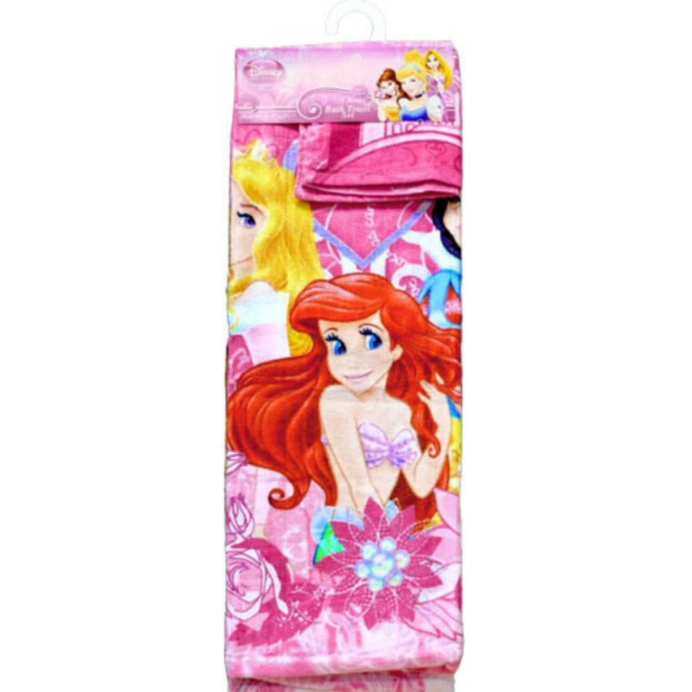 Disney Princess Girls Kids Towel Bath Beach Summer Cinderella Belle Ariel 70x140 