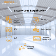 Coros CLE-03 1/2 AA 3.6V Lithium Thionyl Chloride Battery (2 Batteries)