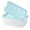 Blue, variant on Blue Household Ice Making Mold 10 Grid Ice Making Tool Tray With Storage Box Plastic 10.2X4.3X2.0 Inches Blue