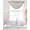 Beige, variant on Olive Green Striped Sheer Waterfall Valance Curtains for Window, Vintage Stripes Ombre Rod Pocket Sheer Topper Swag Curtains for Living Room, Kitchen 38.5"W x 47.2"L, 1 Panel
