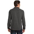 thumbnail image 2 of Port Authority Heather Microfleece 1/2 Zip Pullover-M (Black Charcoal Heather), 2 of 6