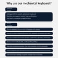thumbnail image 4 of Programmable wireds Mechanical Numpad 17 Key Hot Swappable USB Number Pad with RGBs Backlighting and PBTs Keycaps Laptop PC, 4 of 8
