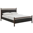 thumbnail image 2 of Ginny Queen Size Platform Bed Frame in Wenge Heathered Dark Gray, 2 of 10
