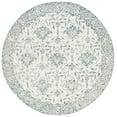 thumbnail image 2 of Safavieh Dip Dye Beranadette Floral Wool Area Rug, Blue/Ivory, 5' x 5' Round, 2 of 11
