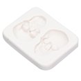 thumbnail image 2 of Molde De Silicona De Calavera 3D, Exquisito Molde Para Hornear Calavera 3D Seguro Interesante Realista Para Decoración De Tartas Para Calavera Para Halloween ANGGREK Skull Baking Silicone Mold, 2 of 8
