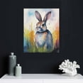 thumbnail image 4 of JEUXUS  Animal Canvas Art,Rabbit Sitting In Sun Watercolor Cute Picture,Decoration Cute Poster Painting Canvas Aesthetic Wall Art Dining Living Room Kitchen Decor, 4 of 4