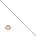 thumbnail image 3 of 1.5mm Solid .925 Sterling Silver Braided Wheat Choker Chain Necklace, 18 inches, 3 of 7