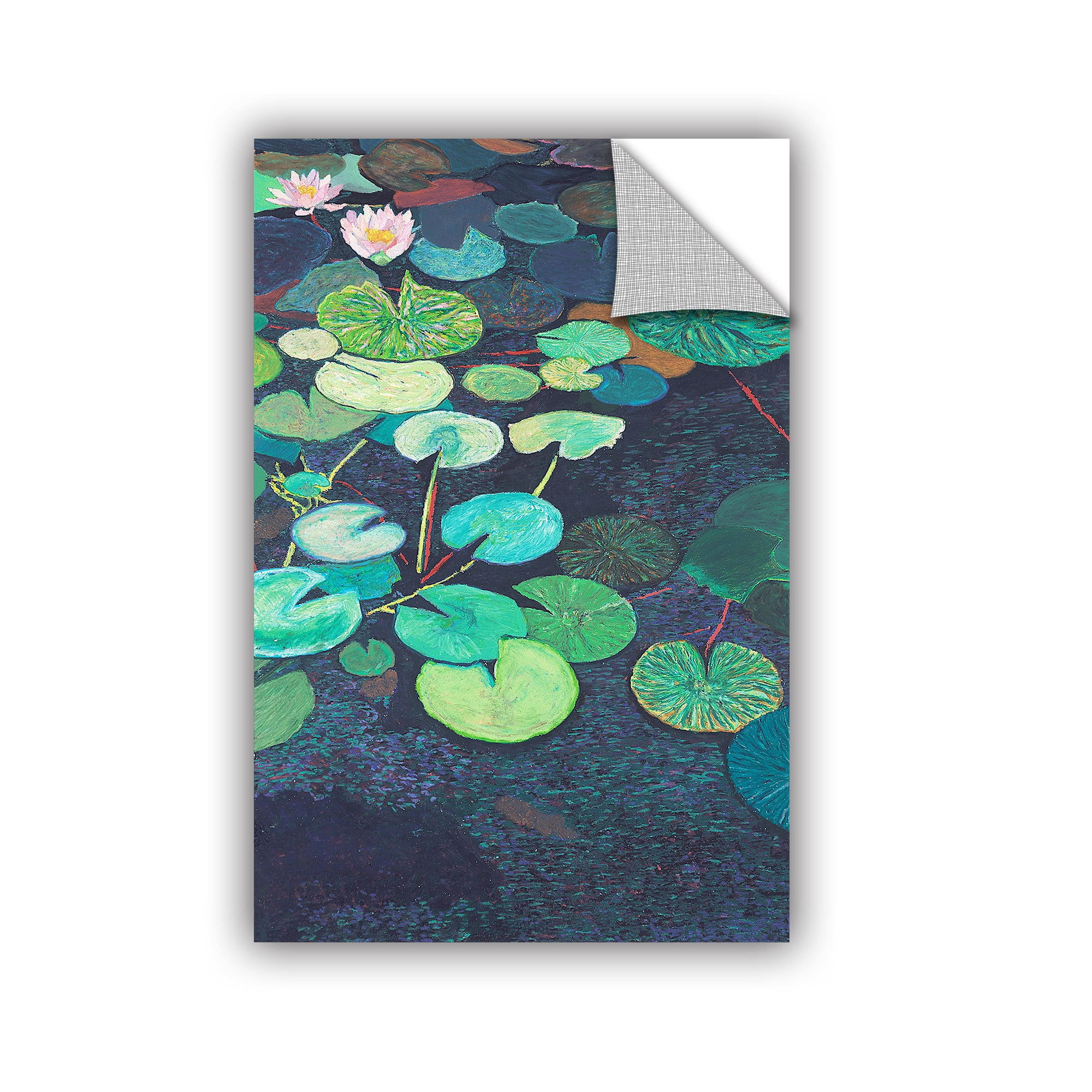 ArtAppealz Allan Friedlander "Pink Lilies" Removable Wall Art