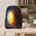 thumbnail image 5 of Easygdp Tennis Ball On Fire And Water Clear Backpack, Transparent Bookbag for School for Women Men, Capacity Clear Bag for College, Travel, 5 of 7