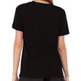 thumbnail image 2 of Vibrant Guitar Print Crew Neck T-Shirt - Soft, Breathable, Casual Short Sleeve Tee for Spring & Summer - Women's Fashionable Clothing for Music Lovers, 2 of 4